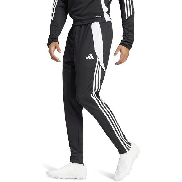 NWT adidas Men's Tiro 24 Soccer Tracksuit Pants, Black/White-SZ M - Picture 1 of 4
